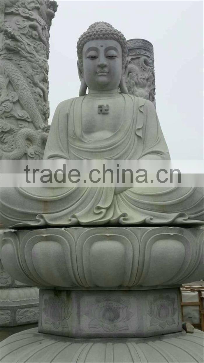Hot Sale Hand Made Carved Stone Tibetan Buddha Statues