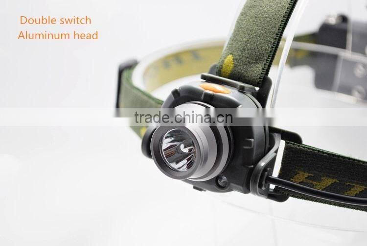 Inductive fishing camping rechargeable led headlamp