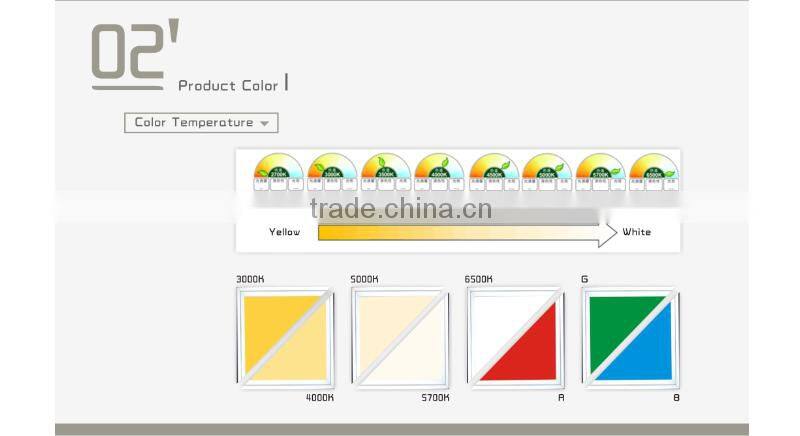 36W 600*600mm ultra thin bedroom lighting led panel light