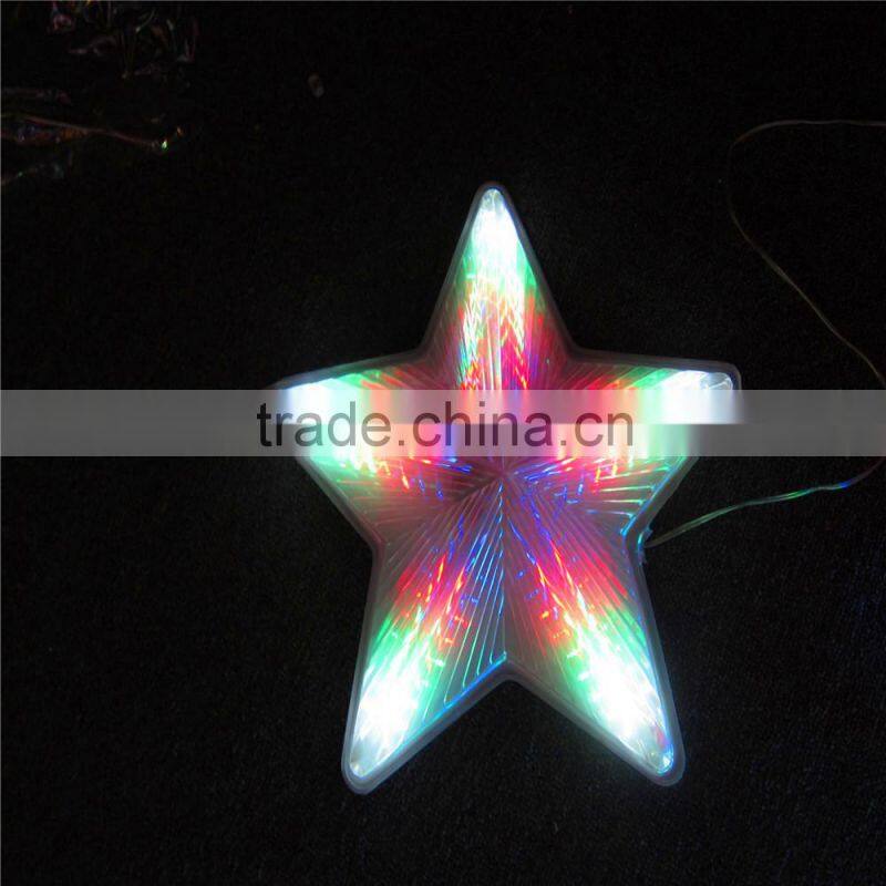5meter with 20 decoration ip44 lighted christmas hanging stars decoration
