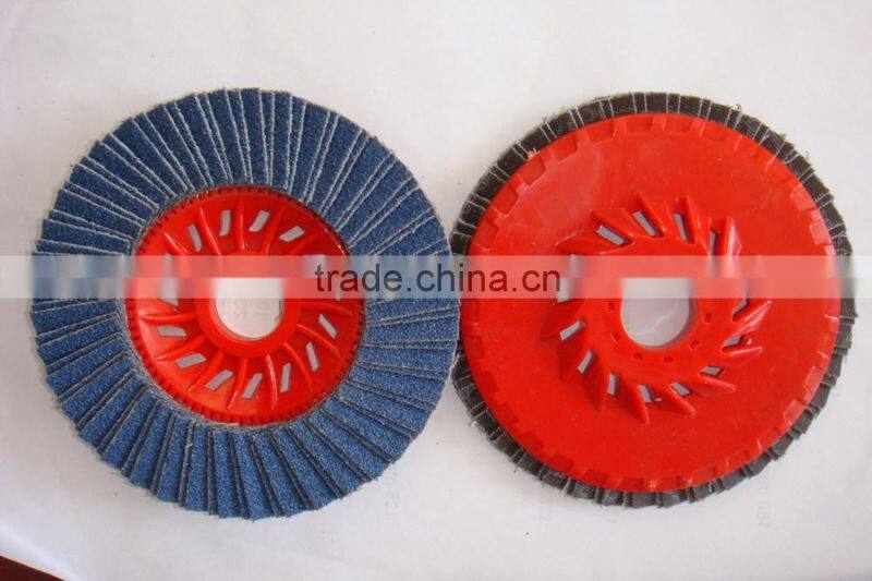 5/8-11 thread plastic backing flap disc Amercia type