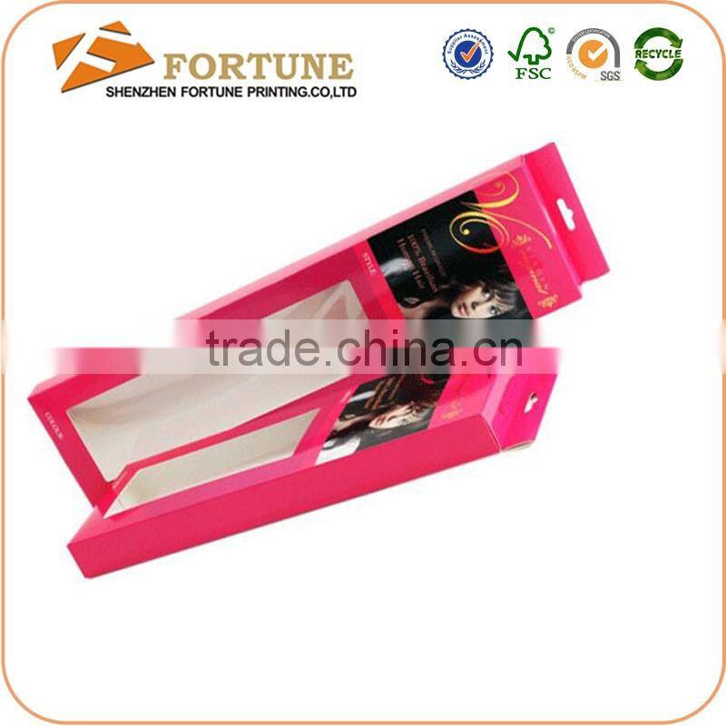 Factory Produce Hair Extensions Box Package Directly