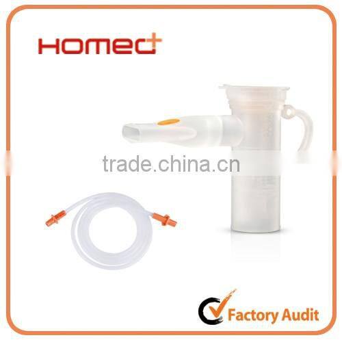 Straight mouthpiece with cup for Nebulizer device