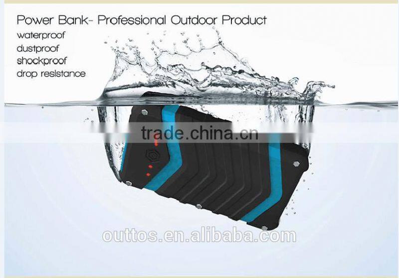 Factry new coming professional IP67 waterproof power bank, 18000mah larger capacity power bank