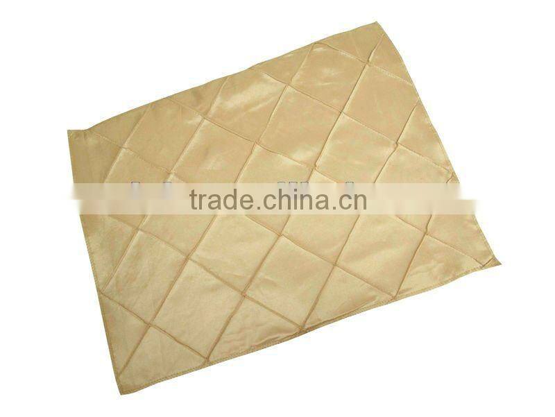 Pintuck table runner,table cloth,chair sash,placemat,napkin,table cover