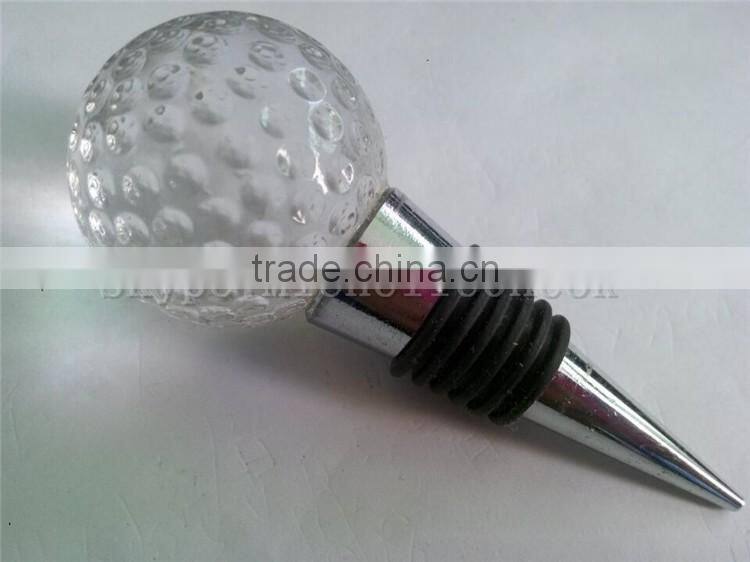 Popular golf ball shape wine stopper exist mold