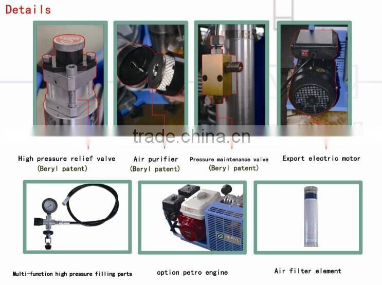 PRBX100 High Pressure Scuba Diving Breathing Air Compressor for grouter