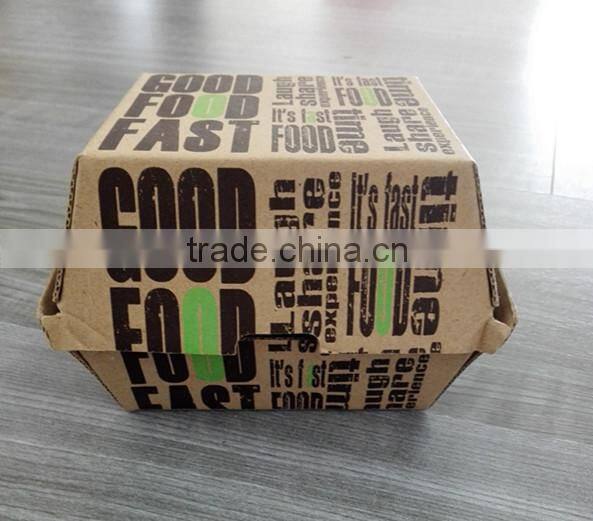 China supply custom hamburg packing boxes with logo design