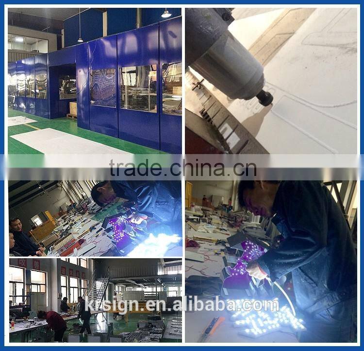 wholesale price light letter sign, logo free shipping for bulk order wholesale price