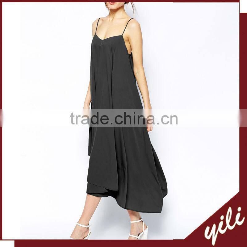 Cheap spaghetti strap black wholesale summer dresses