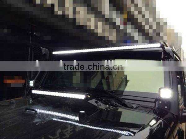 Jeep JK 2007-2014 Steel Windshield Mounting Brackets for 50" or 52" led light bar