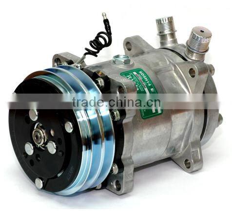 Vehicle bus engine driven of 12 volt minivan air conditioner