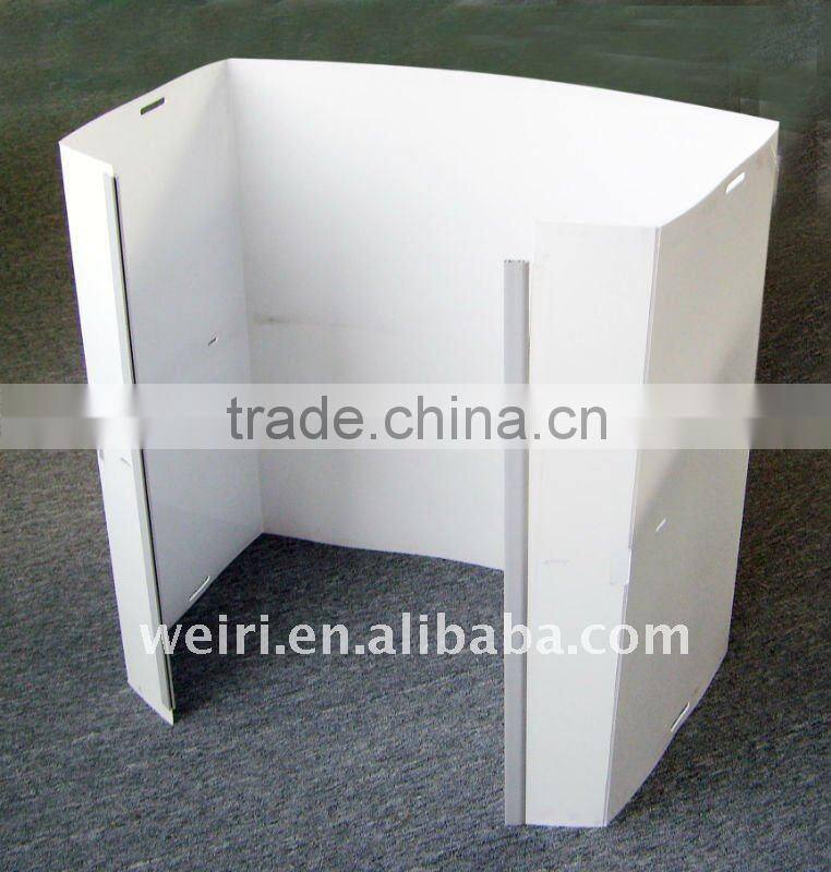Dispaly Plastic Pop Up Desk
