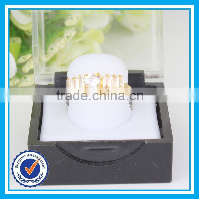 Latest design handmade custom crystal lord rings gold ring