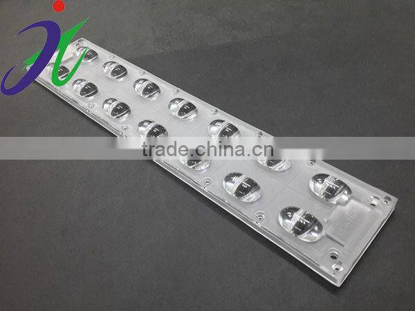 High quality 2*7 cree xpe led street light lens