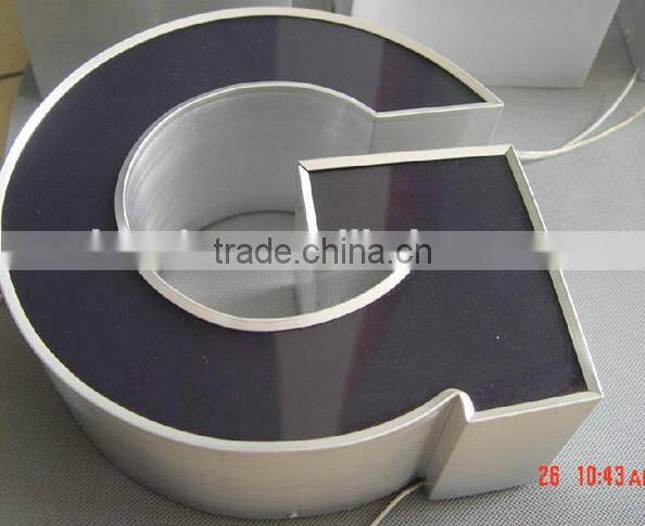 3d various typeface small metal number signs