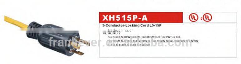 Amercia NEMA L5-15P UL power cord