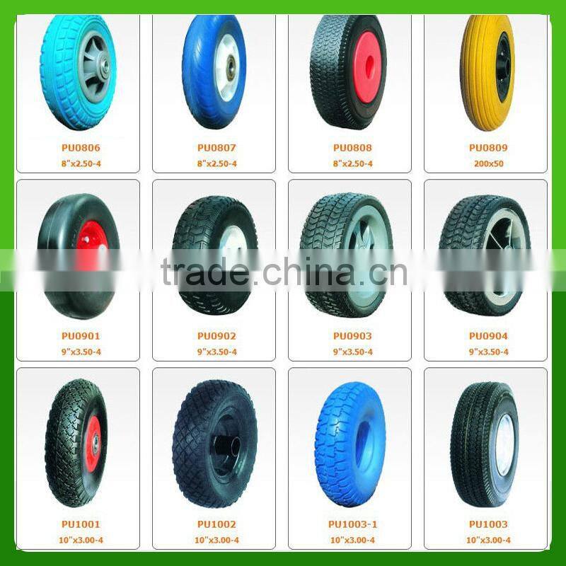4.80/4.00-8 PU Rubber foam wheel PU001