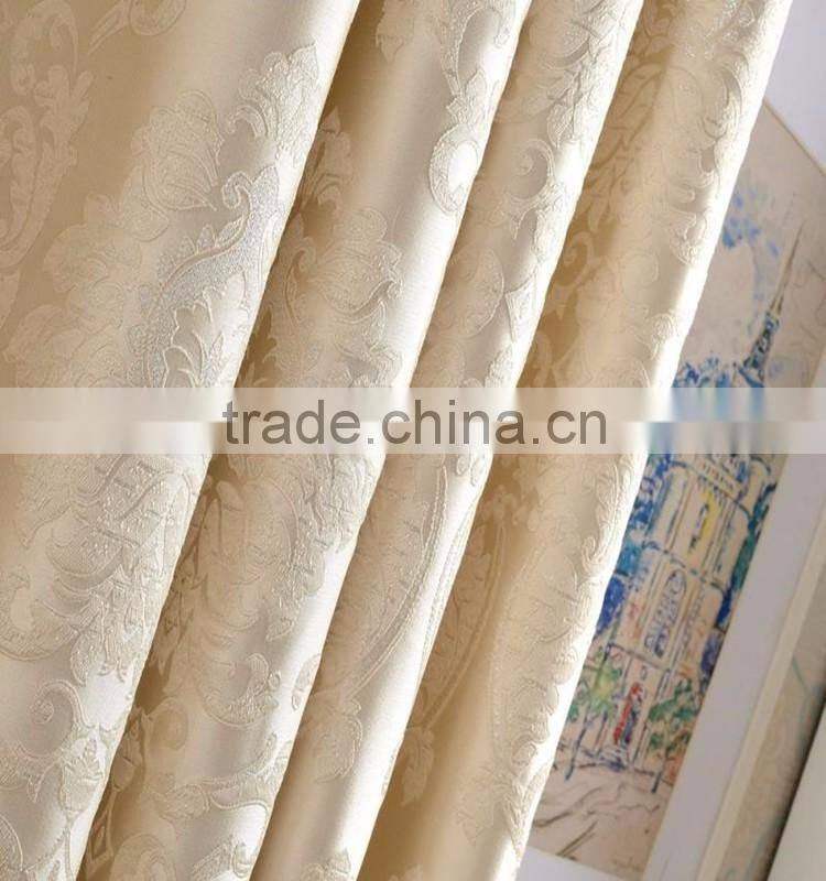 China supplier wholesale luxury jacquard blackout curtain