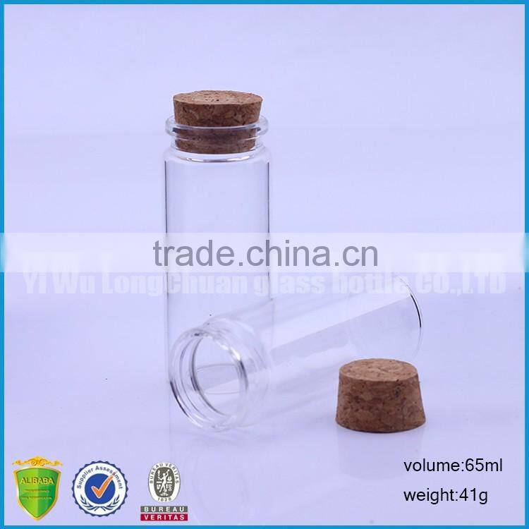 high quality floating wishing glass bottle with cork