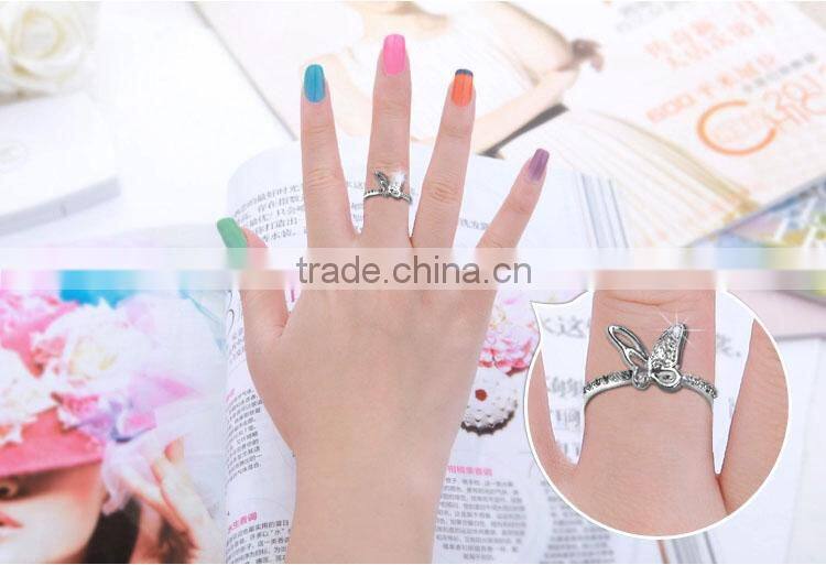 2016 Women's Fashion Brass Ring with Shiny CZ jewelry