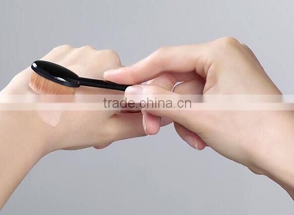 Oval Powder Blush Makeup Toothbrush