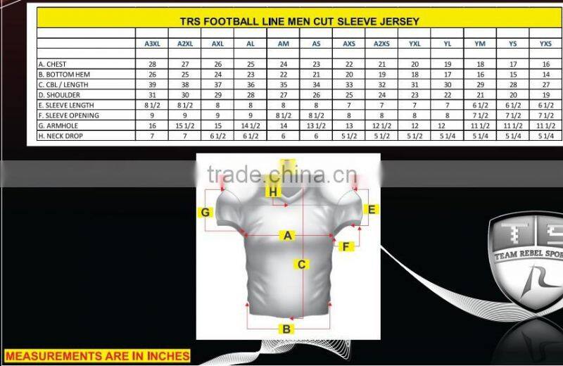 Dri fit factory price latest custom sublimation american football uniforms