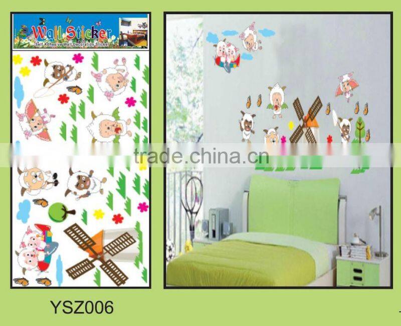 interesting wall sticker,5d home decor pvc wall sticker,korean wall sticker