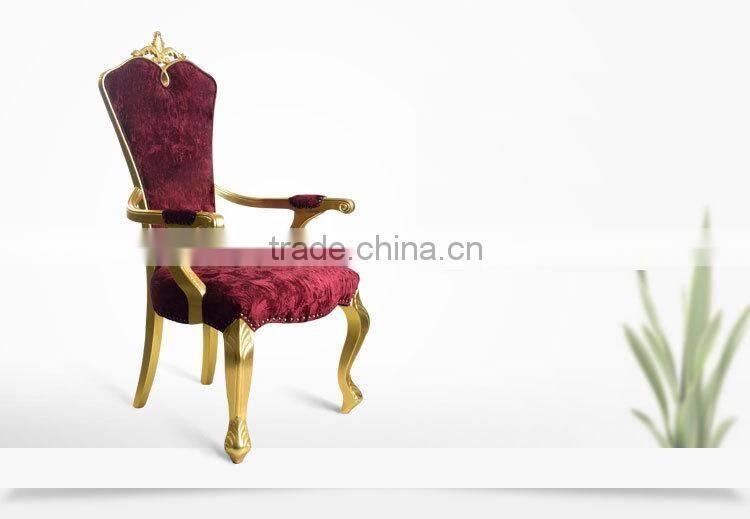 2016 hot seller Solid wood Fabric Dining chair Y361