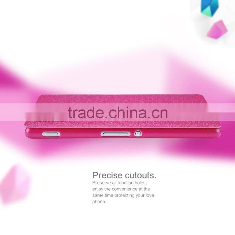 Nillkin new arrived Flip leather case For Sony xperia M4 AQUA