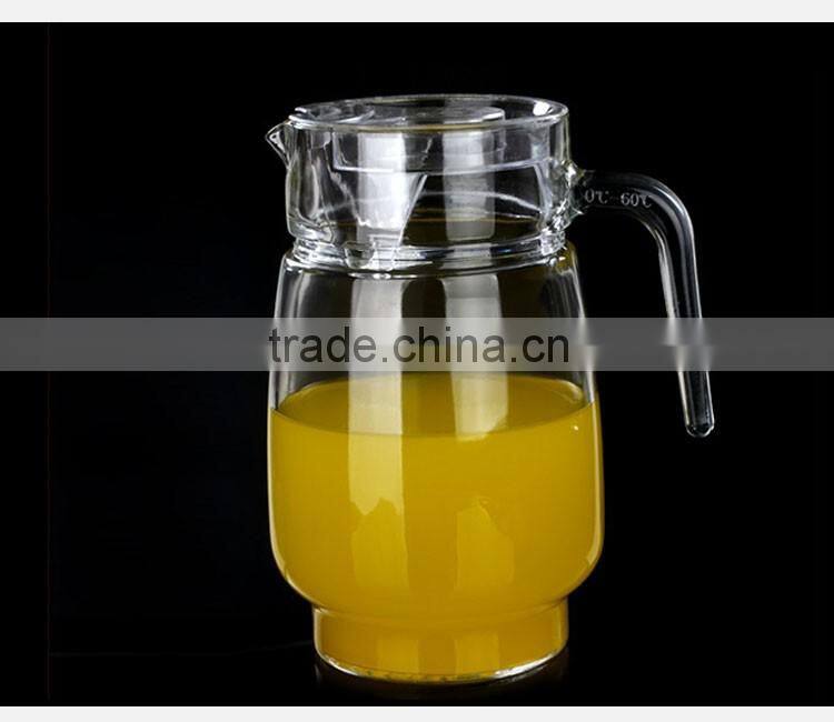 wholesale good quality cheap price decorative water/juice glass pitcher