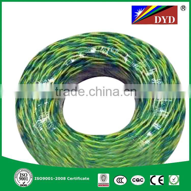 450/750V PVC twisted electric wire 2.5mm square rvs cable