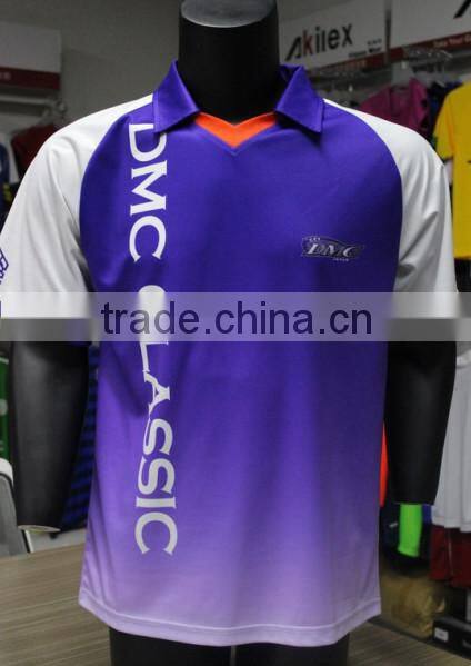 tion printing and cutting polo shirt