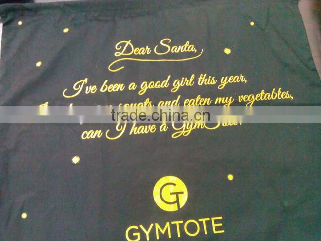 cotton fabric drawstring bag