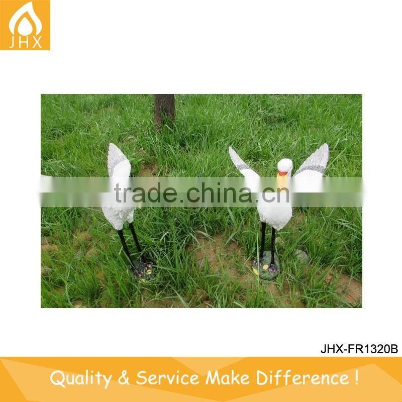JHX Ready To Fly Garden Statue Crane
