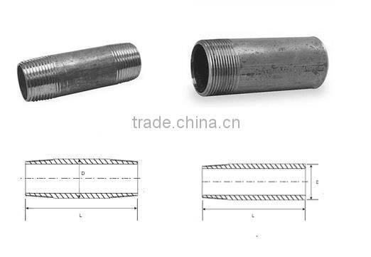 stainless steel long both end full thread nipple