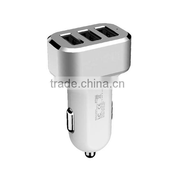 New product external battery charger,universal battery charger for 3 USB port car charger