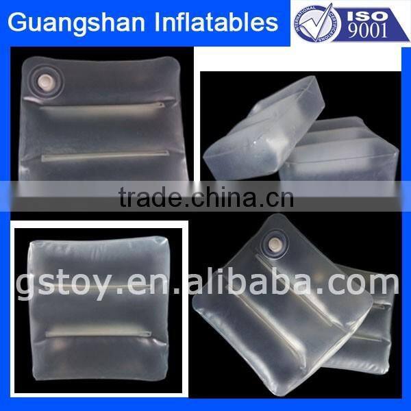 gift set PVC square inflatable water filled seat cushion