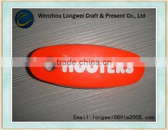 heart shaped floating keychain/key chain ring/custom soft pvc keychains