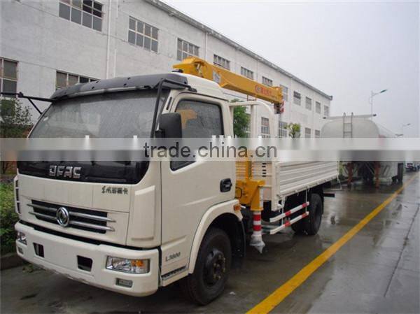 mini truck mounted crane bucket crane truck