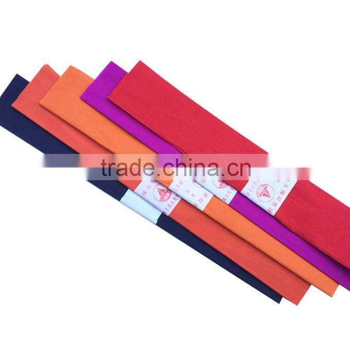 hot sale packing material papel make crepe paper flowers art and craft for children