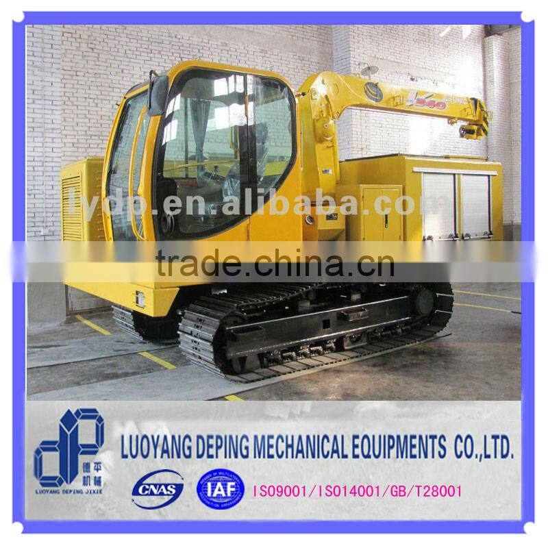 10T telescopic crawler crane