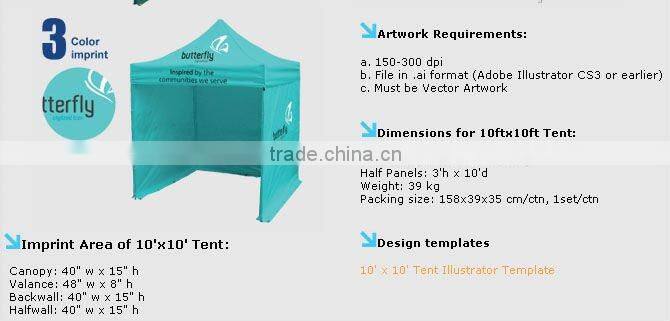 Imprinting Fabric Pop Up Tent Banner Fabric 440 Table Throw Fabric