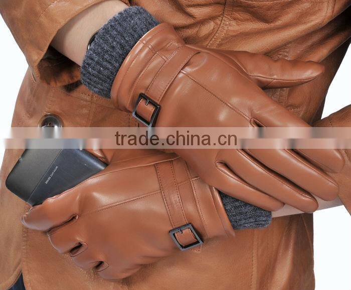 ZF Noble Men Leather Touch Screen Gloves