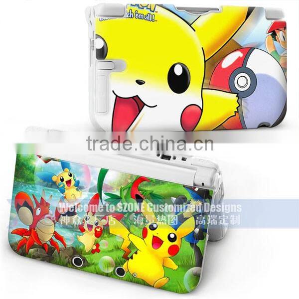 pink new design cute for nintendo 3ds xl console soft hard cover case can custom for pokemon go