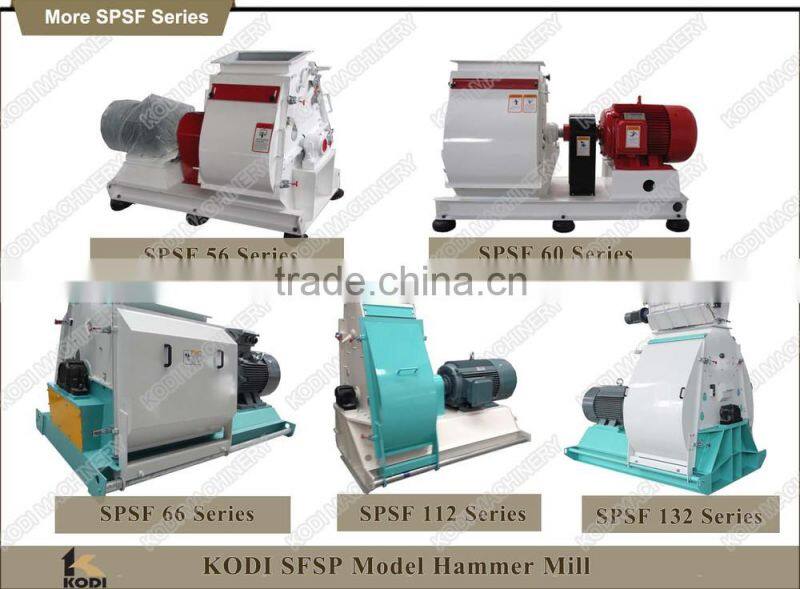 KODI Hot Sale High Efficiency Soybean Hammer Mill Grinder Machine