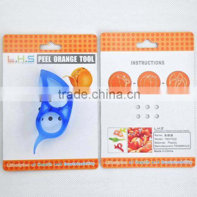 Magic orange peeler