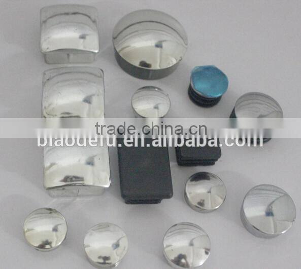 Plastic pipe end cap for 13*38mm rectangular pipe
