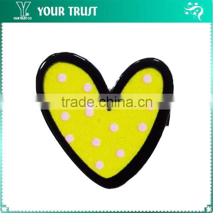 Black Red Cloud With You Letter Rhodium Safety Clothing Custom Metal Badge Pin