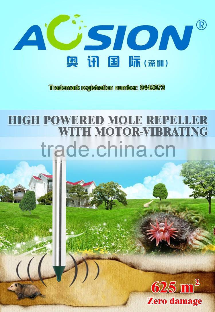 Garden Sound Wave Mole Repeller With Motor Vibrating